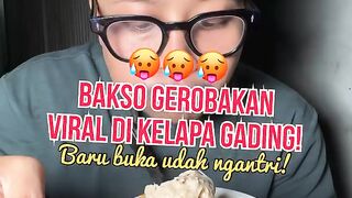 Bakso Gerobak di Kelapa Gading Bikin Geger
