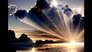 Natureza relaxante com fundo musical gospel