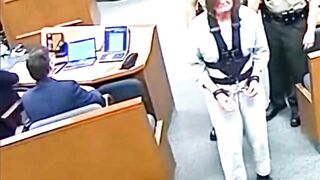 A Breakdown Moment Inside the Courtroom #CCTVfootage #Courtroom #CaughtOnCamera