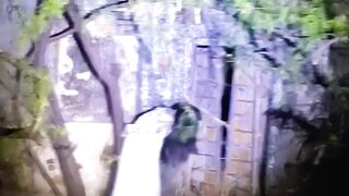 What was seen in the abandoned house at night #HauntedPlace #ScarySound #HorrorReel #abandoned