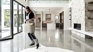 THIS FLOOR IS INSANE ???? Luxury Aquarium Epoxy Floor