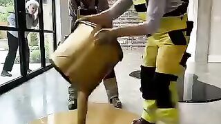 THIS FLOOR IS INSANE ???? Obsidian Epoxy Floor