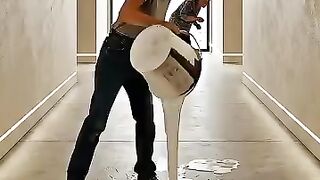 THIS FLOOR IS INSANE ???? Sakura Epoxy Luxury Floor