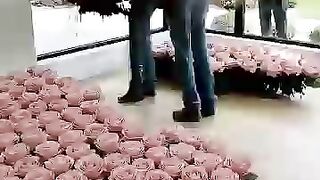 Crafting a Luxury Pink Rose Epoxy Floor ????✨ #diy #design #craft