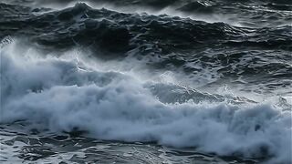 Strange Waves on a Rough Sea
