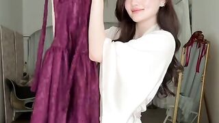 Burgundy dres