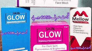 Skin Glow Cream and Face Wash for Brightening and Pigmentation mellow Cream for Dark Spots and Melasma Biore Face Wash for Skin Brightening