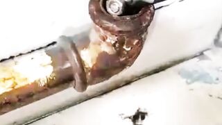 Broken Iron Pipe Thread? Just One Bolt and It's Open!