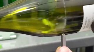 Used Bottles Transformed into Cool Glasses! Just Heat Them, Not Buy Them!