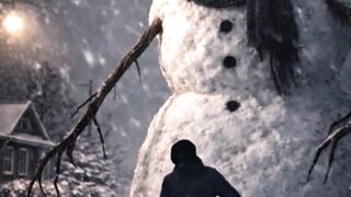 Do You Want To Take A Photo With A Snowman? #horror #ghost #scary #snowman #horrorstories