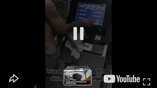 CARA MEMBOBOL MESIN ATM, ini melanggar hukum jangan di tiru
