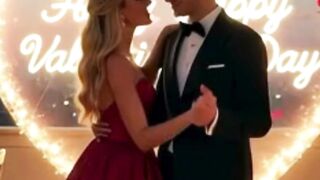 Romantic Valentine’s Sunset Dinner Over the Ocean ???? Luxury Love Scene | Cinematic 4K