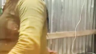 Hot girl change dress