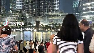 Dubai Burj khalifa view in night
