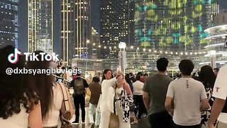 Dubai Burj khalifa view in night