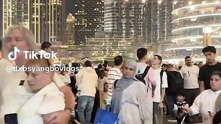 Dubai Burj khalifa view in night