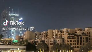 Dubai Burj khalifa view in night