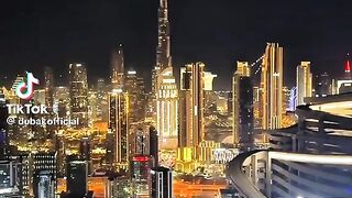 Dubai Burj khalifa view in night