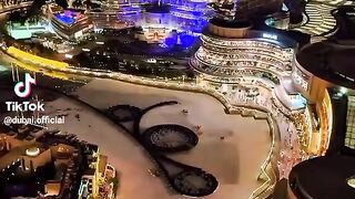 Dubai Burj khalifa view in night
