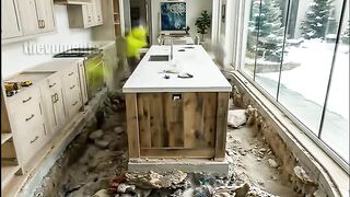 Amazing beautiful kitchen renovate#foryou#fy#trending