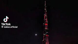 Dubai Burj khalifa view in night