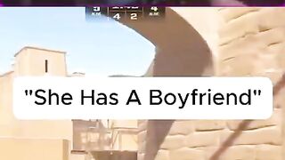 haha she has a boyfriend