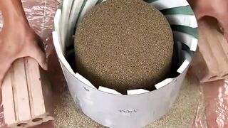 How to Make a Cement Flower Pot Using Sand and Cement | DIY Craft Tutorial