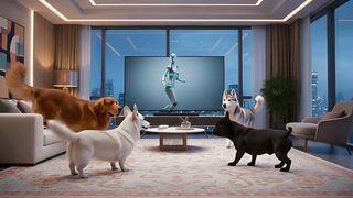 Dancing Dog On Bally Dance