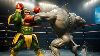 Gorila versus tubarão
