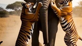 Tiger Attacks Elephant — But the Jungle Turns Against the Hunter ???????? .mp4.2026
