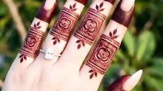 Super finger mehndi design