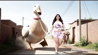 People Shocked by a GIANT Dove