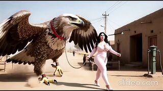 People Shocked by a GIANT Dove