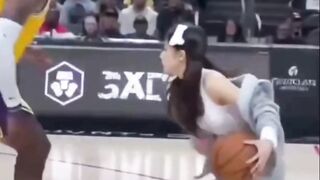 She crossover Lebron :P
