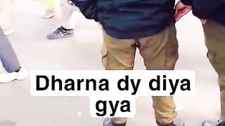 Teacher protest in Punjab of Pakistan