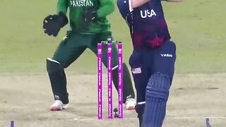 1st wicket for Pakistan nawaz take a wicket