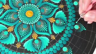 Satisfying Mandala Painting: The Beauty of Dotting Techniques