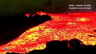 LAVA TSUNAMI OFFERS BEST SPECTACLE ON EARTH! ICELAND VOLCANO ERUPTION 2021!