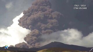 Etna is doing it again! A volcanic eruption began in Italy