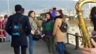 Dance monky sacsafon song