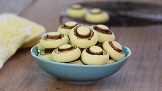 Песочное печенье «Шампиньоны»