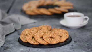 Песочное печенье с арахисом
