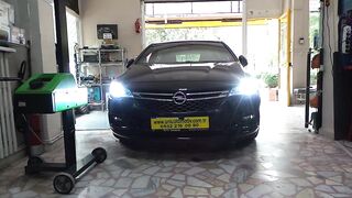 Opel Astra 2016 model kısa farına H7 LED Farı uygulaması