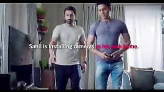 sahil  is installing cameras