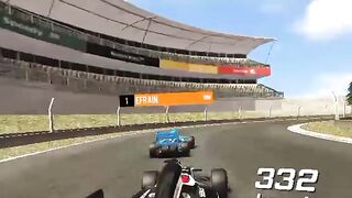 Formula car stunt game