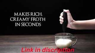 Zulay Executive Series Ultra Premium Gift Milk Frother For Coffee With Improved Stand