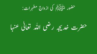 حضور صلی اللّٰہ علیہ وسلم کی ازواج مطہرات | hazoor s.a.w ke azwaj e mutahrat