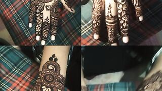 Tery hatho per mehandi lagy