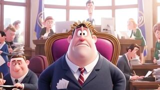 The Dumb Minister & The Smart Peon ???? |  Funny Bribery Story Animation | #ai #cartoon #shorts