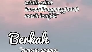 Kata Mutiara Islami - 2 hal yang ku minta siang dan malam ; sehat dan berkah #viral #shorts